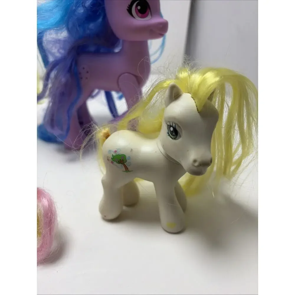 My Little Pony G4,G3 Brushable, Rainbow Dash, Izzy Moonbow, Breezie, Fluttershy